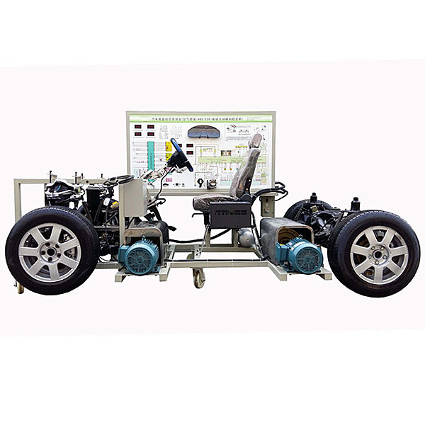 汽車ABS.ESP.電控懸架.電控穩定桿底盤實驗臺(圖1) 汽車ABS.ESP.電控懸架.電控平穩桿底盤實驗臺,互聯網型柔性制造實驗臺