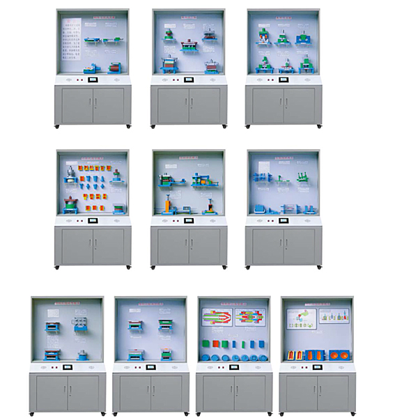 模具示教陳列實訓臺(圖1) 模具示教陳列實驗臺,工程機械電控柴油機解剖實驗裝置