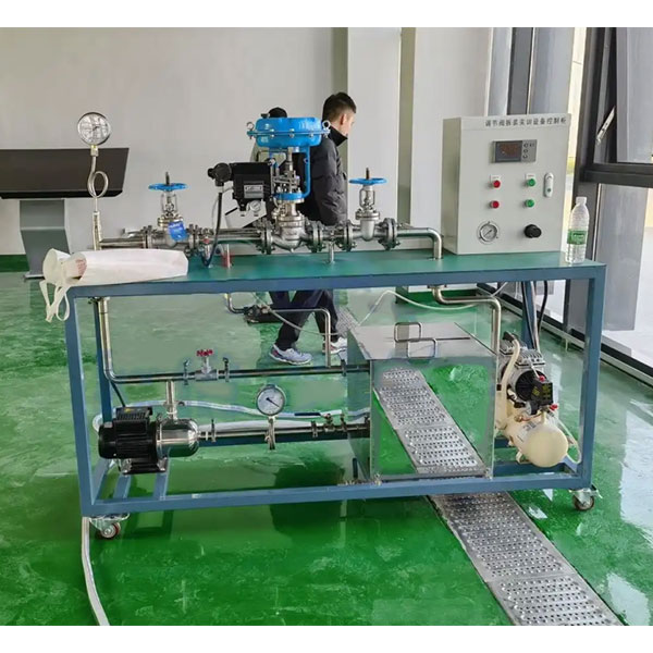 氣動薄膜控制閥安裝與電氣閥門定位器校驗系統,氣體薄膜控制閥安裝與定位器校驗實訓系統